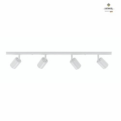 Strahlerleiste UMA, 4-flammig, 80cm, 4x GU10, dreh- und schwenkbar, Weiß
