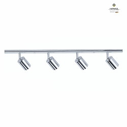 Strahlerleiste UMA, 4-flammig, 80cm, 4x GU10, dreh- und schwenkbar, Chrom