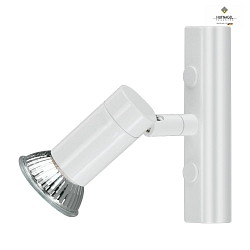 Lampada da parete e soffitto SKY 1-Lampadina, girevole GU10 IP20, Bianco 