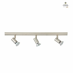 Lampada da parete e soffitto SKY 3-Lampadine, girevole GU10 IP20, Platino 