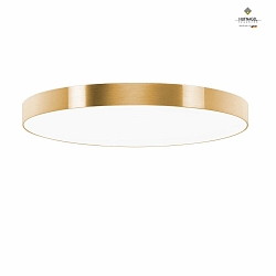 LED Deckenleuchte AURELIA,  60cm, 30W 2700K 3500lm, dimmbar, gold gebrstet / wei