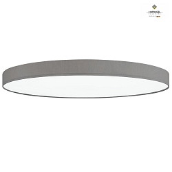 LED Deckenleuchte LUNA X,  78cm, 48W 3000K 5500lm, dimmbar, Chintz hellgrau