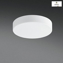 LED ceiling luminaire COPPER, IP44,  30cm, dimmable, white frosted opal glass, with bayonet lock, 13W 4000K 1400lm