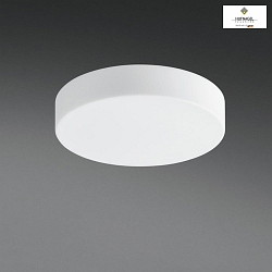 LED Deckenleuchte COPPER, IP44, Ø 50cm, dimmbar, Opalglas weiß matt, mit Bajonettverschluss, 24W 3000K 2400lm