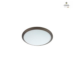 Wandleuchte / Deckenleuchte ORBIS,  25cm, E27, Glas wei satiniert, ML terra