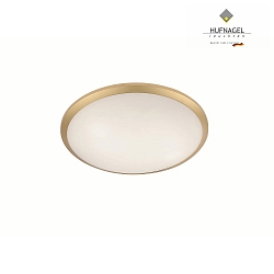 LED Wandleuchte / Deckenleuchte ORBIS,  40cm, 24W 2700K 3000lm, dimmbar, satiniert, messing matt