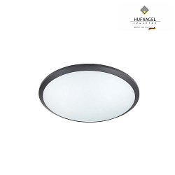 LED Wandleuchte / Deckenleuchte ORBIS,  40cm, 24W 2700K 3000lm, dimmbar, satiniert, ML dark titan