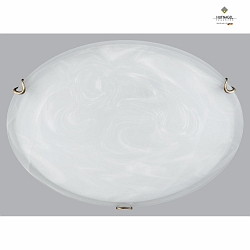 Luminaire de plafond RUN 40 mdium E27 IP20, laiton, blanche gradable