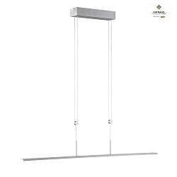 Luminaire  suspension PURE 80 court, rglable IP20, nickel mat, satin gradable
