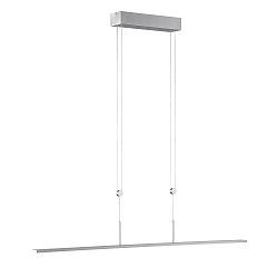LED Pendelleuchte PURE, 135cm, 39W 2700K 3750lm, hhenverstellbar, dimmbar, aluminium gebrstet