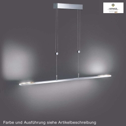 Luminaire  suspension CLAREO 115 rotatif, rglable IP20, platine, satin gradable