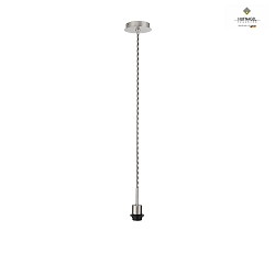 Luminaire  suspension MIKADO 150, nickel mat, noir , blanche