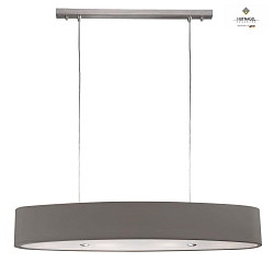 Luminaire  suspension ARUBA E27 IP20, nickel mat, ardoise gradable