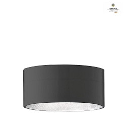 1- Luminaire  suspension monophas CARACAS GU10 IP20, nickel, noir , argent gradable