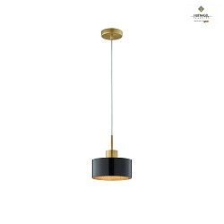 Luminaire  suspension CARACAS  1 flamme GU10 IP20, or, laiton, noir gradable