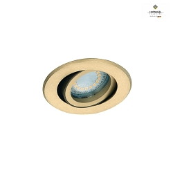 Apparecchio da incasso a soffitto ILSOLE S girevole, ruotabile GU10 IP20, bronzo, Ottone dimmerabile