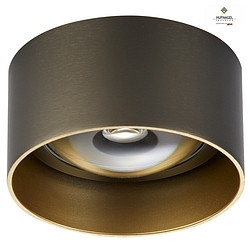 ceiling luminaire TIZIAN GX53, brass, terra