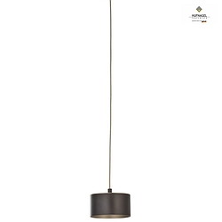 1-phase pendant luminaire TIZIAN GX53, titanium