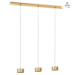 pendant luminaire TIZIAN 3 flames GX53, bronze, brass