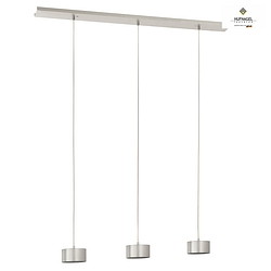 pendant luminaire TIZIAN 3 flames GX53, platinum