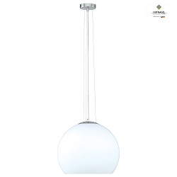 Luminaire  suspension BOLERO grand, rond E27 IP20, nickel mat gradable