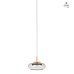 1-phase pendant luminaire HUBLOT GX GX53, brass dimmable