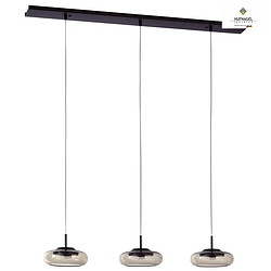 pendant luminaire HUBLOT GX 3 flames GX53, titanium dimmable