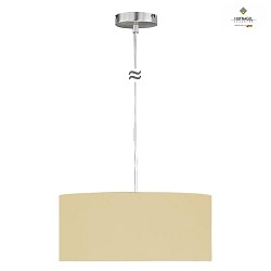 Luminaire  suspension MARA 40 petit E27 IP20, champagne, nickel mat gradable