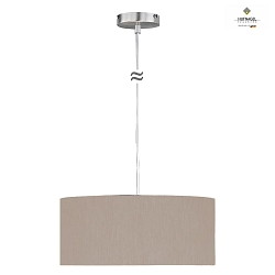 Luminaire  suspension MARA 40 petit E27 IP20, mlange, nickel mat gradable