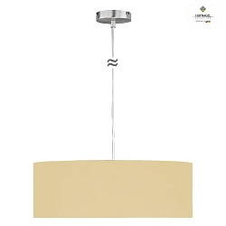 Luci a sospesione MARA 50 medio E27 IP20, Champagne, Nichel opaco dimmerabile