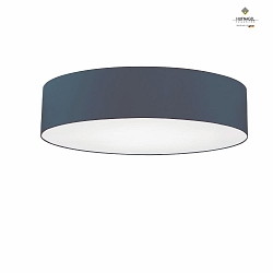 Ceiling luminaire MARA,  60cm, 3x E27, white fabric cover below / Chintz, slate