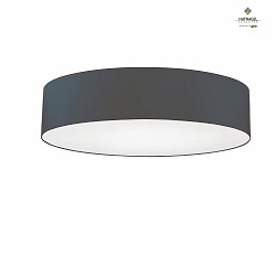 Ceiling luminaire MARA,  60cm, 3x E27, white fabric cover below / Chintz, taupe