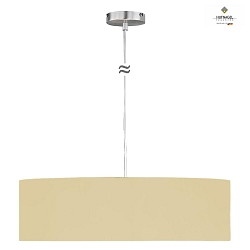 Luminaire  suspension MARA 60 grand E27 IP20, champagne, nickel mat gradable
