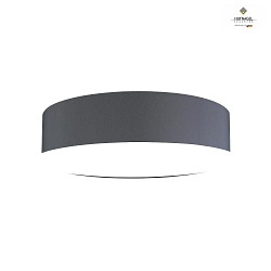 Luminaire de plafond MARA 70 E27 IP20, ardoise, blanche gradable