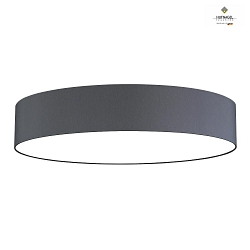 Luminaire de plafond MARA 90 E27 IP20, ardoise, blanche gradable
