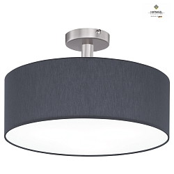 Luminaire de plafond MARA 40 petit E27 IP20, nickel mat, ardoise, blanche gradable