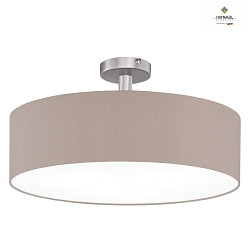 Luminaire de plafond MARA 40 petit E27 IP20, mlange, nickel mat, blanche gradable