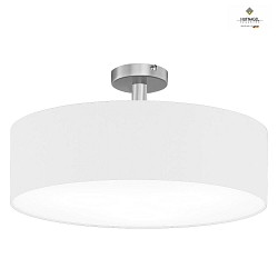Luminaire de plafond MARA 50 mdium E27 IP20, nickel mat, blanc mat gradable