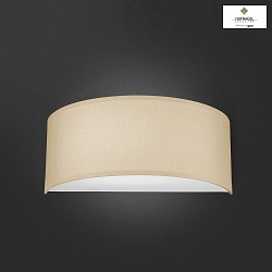 Luminaire mural ALEA semi-circulaire, dimmable G9 IP20, champagne, blanche gradable