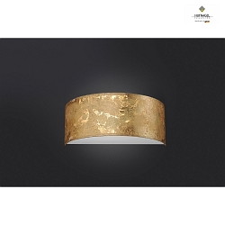 Lampada da parete ALEA semicircolare, dimmerabile G9 IP20, Oro, Bianco dimmerabile