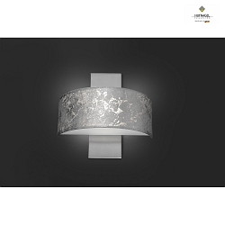 Luminaire mural GEA semi-circulaire, dimmable G9 IP20, or, nickel mat, blanche gradable