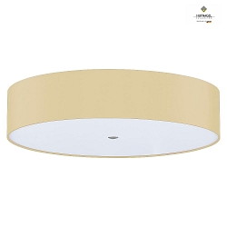 Luminaire de plafond ALEA 50 E27 IP20, champagne, nickel mat, blanche gradable
