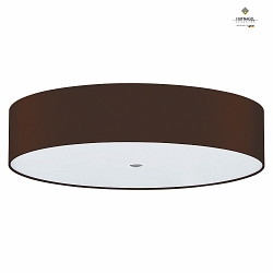 Luminaire de plafond ALEA 50 E27 IP20, Mocca, nickel mat, blanche gradable