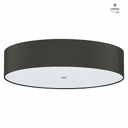 Luminaire de plafond ALEA 60 E27 IP20, nickel mat, taupe, blanche gradable