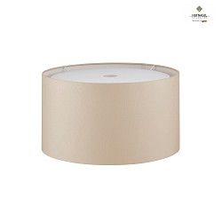 Shade for pendant luminaire LOOP / MIKADO,  40cm / height 22cm, open bottom, chintz, melange