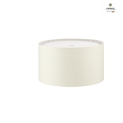 Shade for pendant luminaire LOOP / MIKADO,  40cm / height 22cm, open bottom, chintz, cream