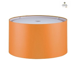 Schirm fr Pendelleuchte LOOP / MIKADO,  50cm, unten offen, Chintz, orange