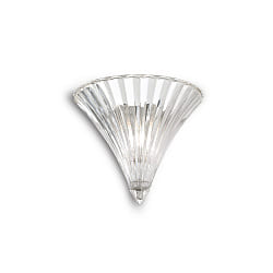 Wall luminaire SANTA AP1 SMALL, E14, transparent