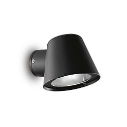 Lampada da parete GAS AP1 GU10 IP43, Nero 