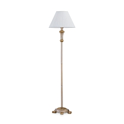 Lampada da terra DORA PT1 1-Lampadina E27 IP20, oro antico, Foglia d'oro 